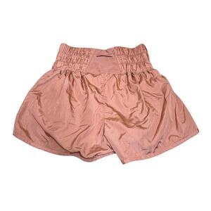 FREE PEOPLE Movement The Way Home Shorts Pink High Waisted Athletic Women Med
